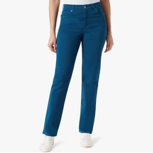 Gloria Vanderbilt Women's Amanda Original Slimming Jeans Blue Kyanite Size 14